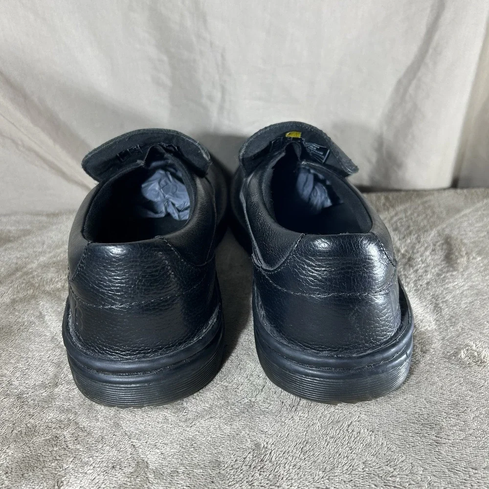 Dr Martens Norfolk Industrial Mens 10 Black Leather Slip Resistant Work Shoes
